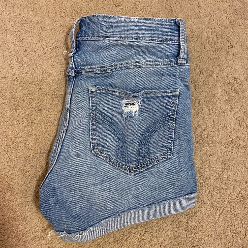 High-Rise Midi Short Vintage Stretch
